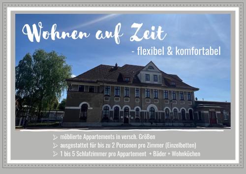 Oberdorla Apartamento | Alter Bahnhof Schwaan - Monteurswohnungen