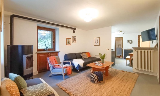 La Thuile Apartamento | ALTIDO Lovely Family Apartment with Garden
