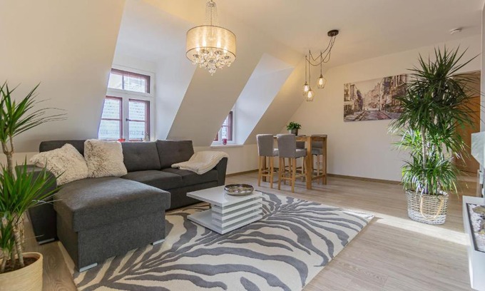 Cottbus Apartamento | Altstadtapartment, 80 qm,2 Schlafzimmer,Parkplatz,Netflix