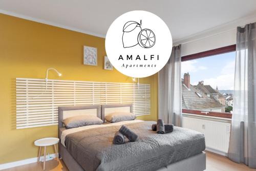 Eltville am Rhein Apartamento | Amalfi Apartment A03 - 3 Zi.+ bequeme Boxspringbetten + smart TV