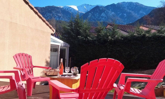 Vernet-les-Bains Casa | Amandier du Canigou A new, single-storey, detached house facing the Canigou mountains