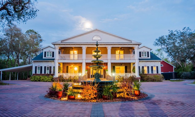 Ormond Beach Casa | Amarula Spa 8 habitaciones / 11 acres en el río Tomoka en el área de Daytona Beach