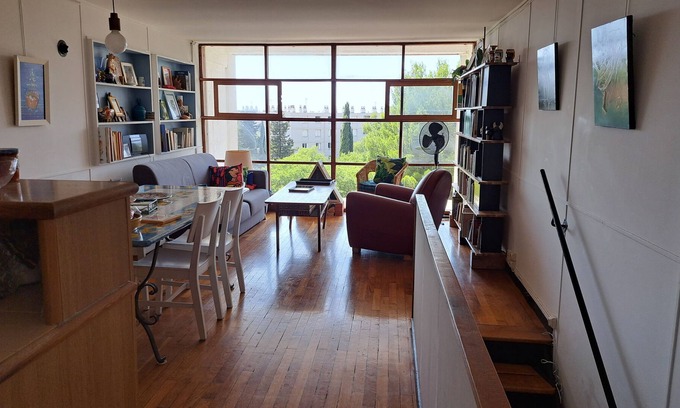 Sainte-Anne Apartamento | Amazing Duplex Flat in Le Corbusier Building Marseille