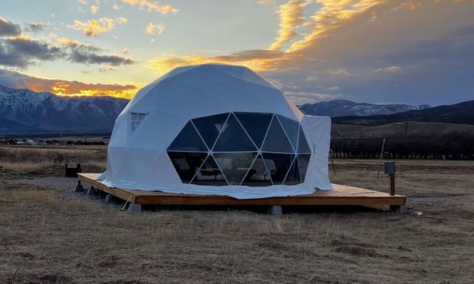 Kamas Cabina | Amazing Geo-deistic Dome with AC and Heat in charming Woodland