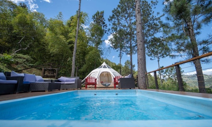 Jarabacoa Chalet De Esquí | Amazing glamping experience,Quintas del Bosque Jarabacoa! Stunning Views!