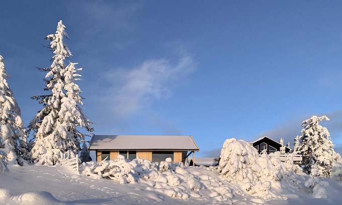 Sjusjoen Casa | Increíble casa en Sjusjøen con cocina