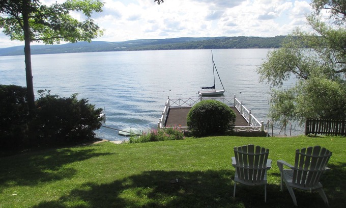Canandaigua Cabaña | Lago asombroso Frente Cottage, perfecta escapada de verano