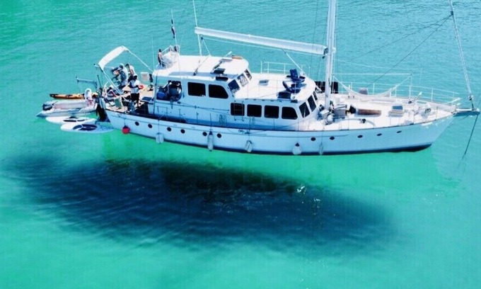 La Paz Alquiler De Eote | Increíbles recorridos por la isla a bordo de un crucero de vela de 70 pies.