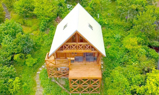 Okawa Cabaña | Amazing ocean view A relaxing villa with private onsen and saunaPets ok BBQ ok Tent Sauna / Kamo-gun Shizuoka