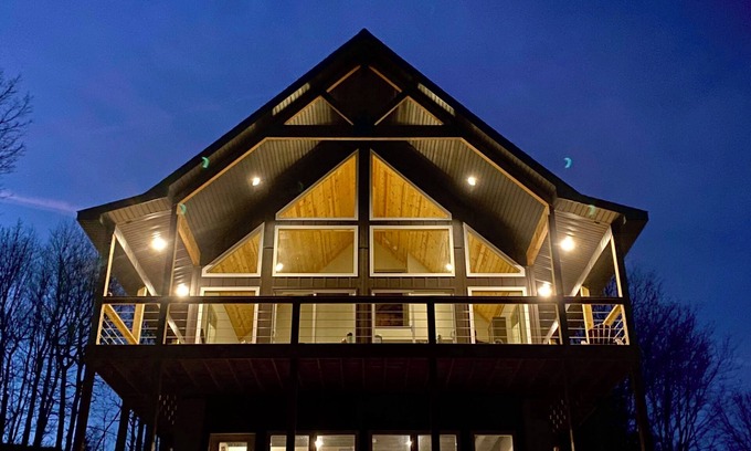 Jasper Cabina | Amazing Ozark view - Jasper AR +10 private acres + Pond +15 min to Buffalo River
