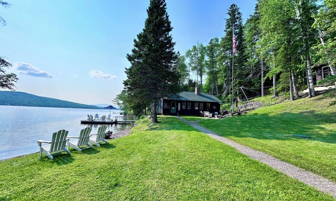 Rangeley Cabina | Amazing Rangeley lakefront family compound! 480 feet of private shorefront!
