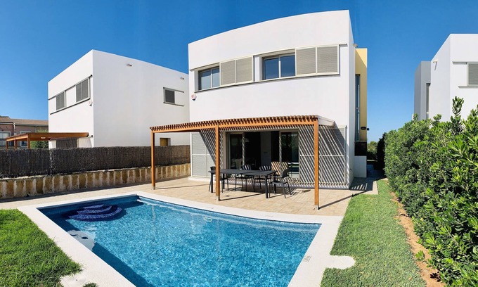 Cala'n Bosch Casa | Increíble casa familiar con piscina privada. Cerca de las playas vírgenes del sur