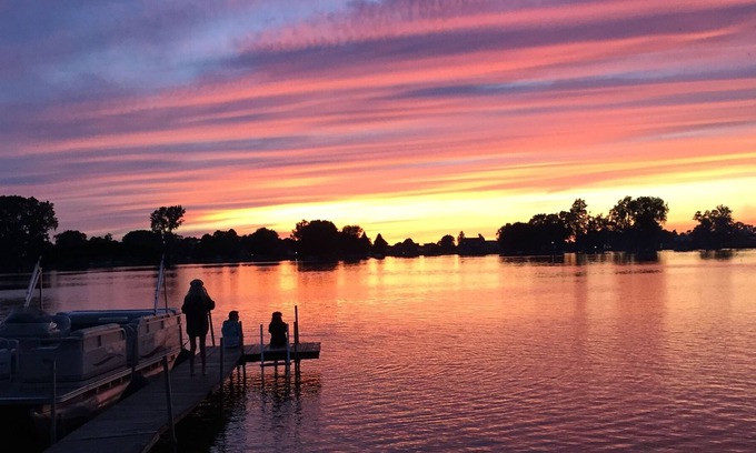 Shipshewana Cabaña | Casa del Lago, Dársena, Shipshewana Indiana, la salida 107