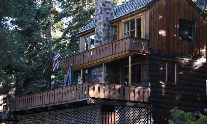 Tahoma Cabina | Increíble cabaña de Tahoe: paseo a la playa de arena