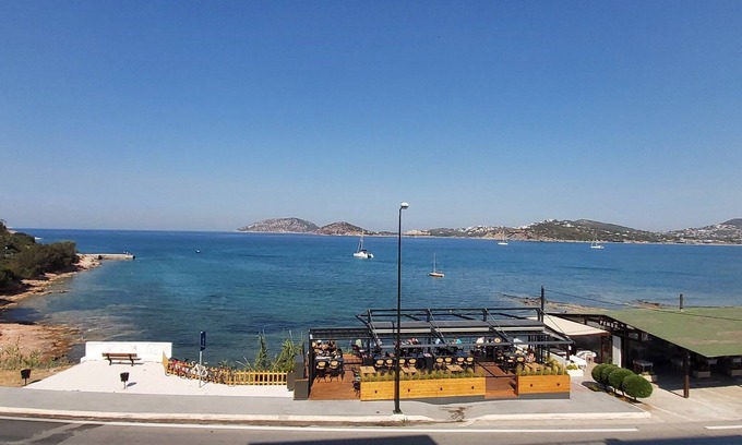 Palaia Fokaia Apartamento | Increíble vista desde el balcón