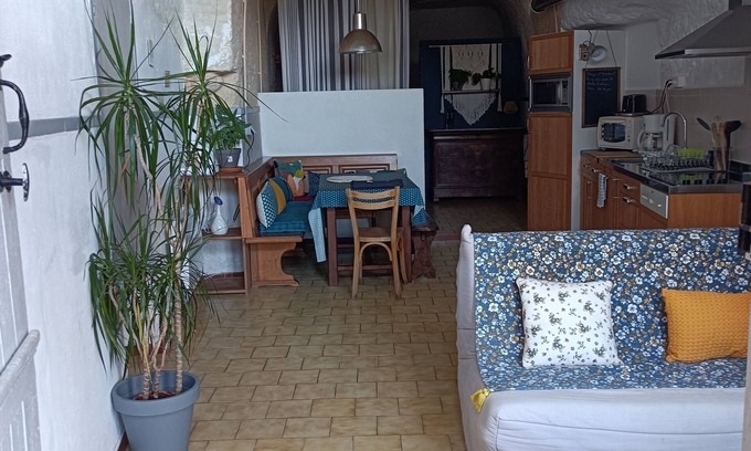 Nazelles-Negron Cabaña | Amboise "casa troglodita del Bardouillère"