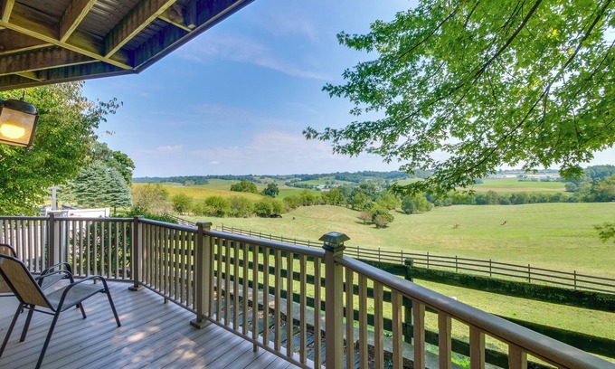 Millersburg Casa | Amish Country Getaway w/ Pastoral Views!