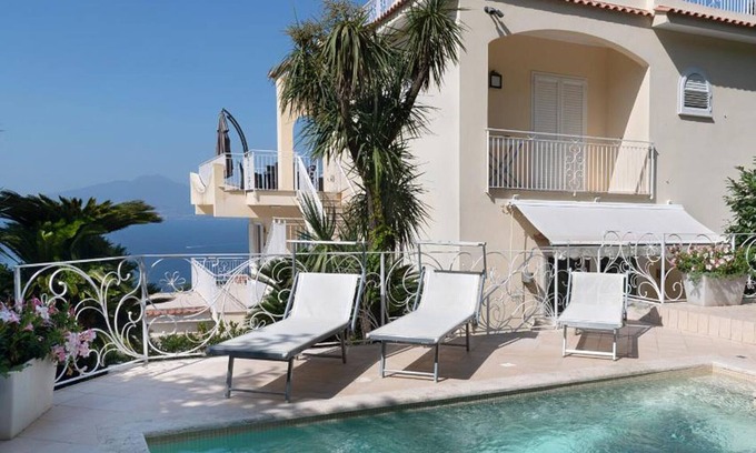 Priora Villa | Villa Ado with Private Swimming Pool, Garden, Sea View and Parking