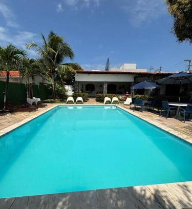 Pontal de Serrambi Casa | Ampla casa de 3 quartos com piscina em Serrambi PE a 50mts do mar