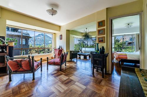 Lastarria Apartamento | Amplio apartamento con vista en Lastarria