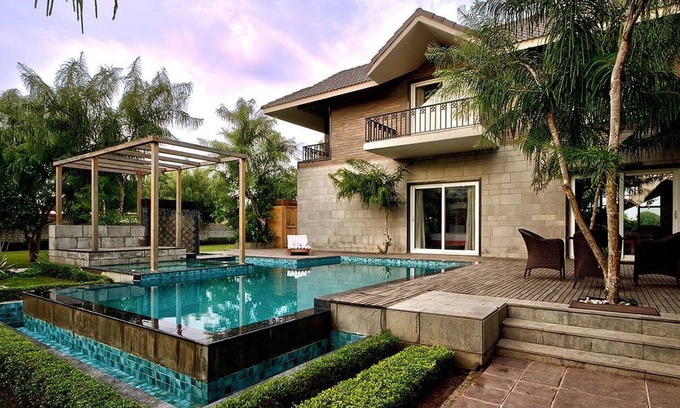 Sanganer Villa | ¡Una lujosa villa de 3 habitaciones con piscina privada de Wanderlust!