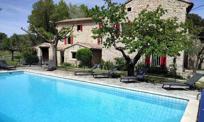 Montbrison-sur-Lez Otro | Ancien Moulin.Piscine.Drome Provençale