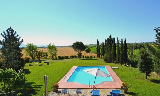 Cortona Villa | Villa con piscina privada y jardín. Cortona