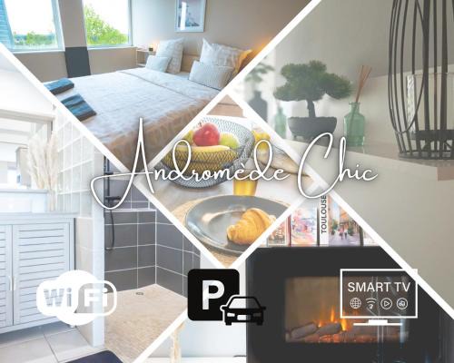 ZAC Andromede Apartamento | Andromède Chic T2 - Parking - Proche Airbus et aéroport