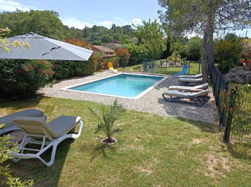 Massillargues-Attuech Casa | Anduze Gîte Les Pins au "Petit Clos des Cigales"
