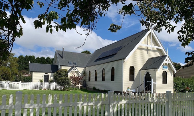 Robertson Casa | Angel Place church built in 1895, with a unique creative interior.