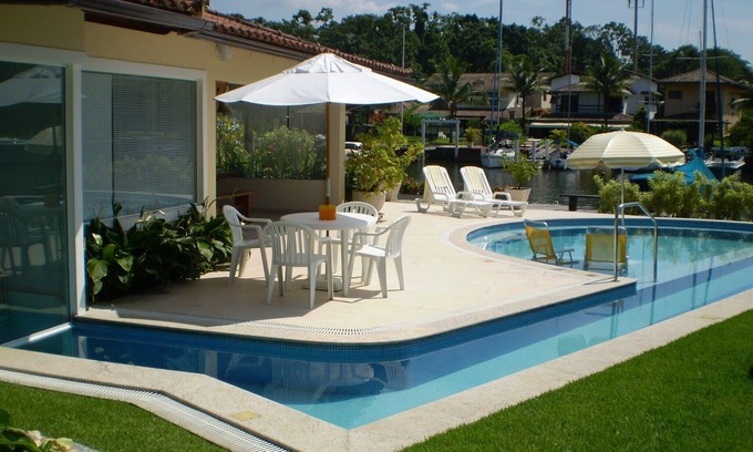 Bracui Casa | Angra Bracuhy principal canal 6 suites guiño sauna zona gourmet barco de la cubierta 78 pies