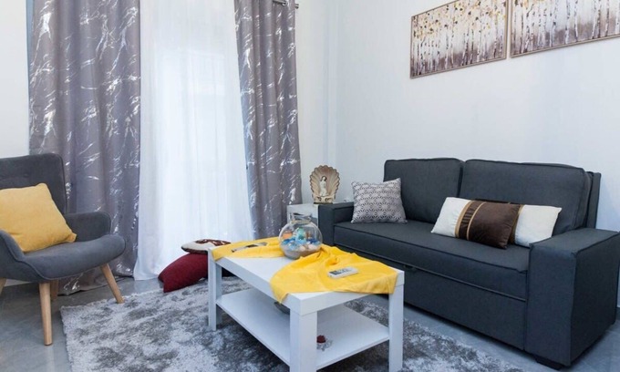 Ano Kipseli Apartamento | Ano Kipseli Gem Stylish 1-Bedroom for 4