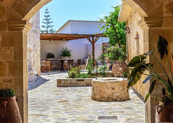 Melidoni Villa | Antama Living, Luxe Stonehouse with Pool & BBQ