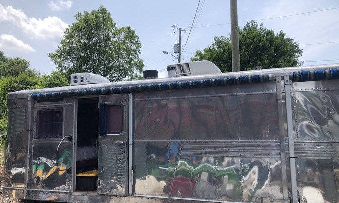 Myrtle Beach Alquiler De RV | Antique 1958 Spartan Camper Trailer, Ocean Lakes Cmpgrnd, I-33.
