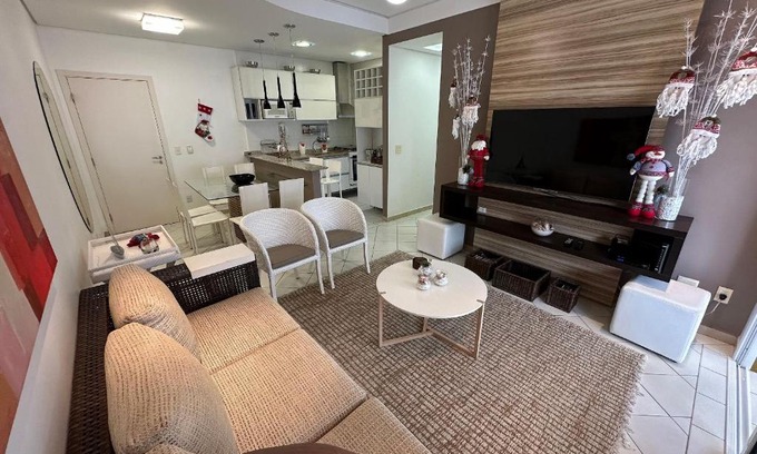 Riviera de Sao Lourenco Apartamento | Ap Completo/Ar e Wi-Fi/Riviera