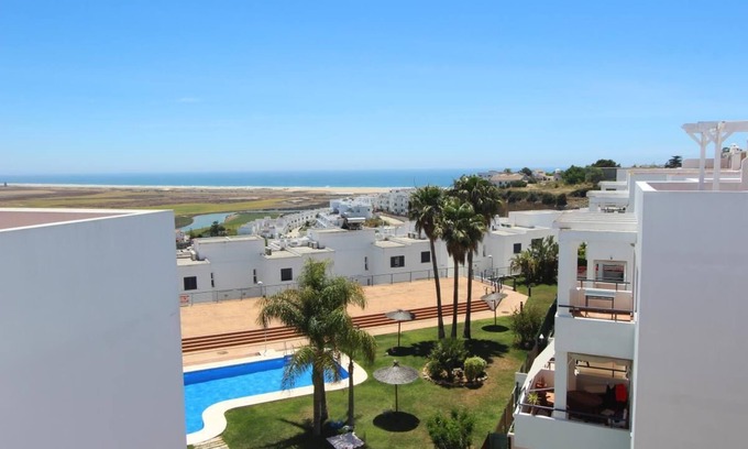 Centro de Conil de la Frontera Apartamento | Ap. Playas de Conil - Apartamento de lujo con azotea con vistas espectaculares, garaje y aire acondicionado