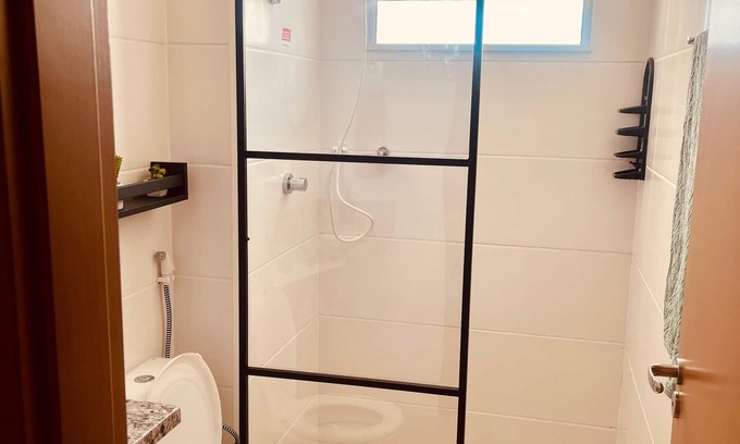 Ponta de Campina Apartamento | Apartment with great location and well ventilated