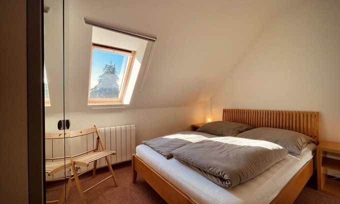 Klein Bollhagen Apartamento | Apartamento 'Fewo Sonnengelb - Fulgenhaus' con balcón