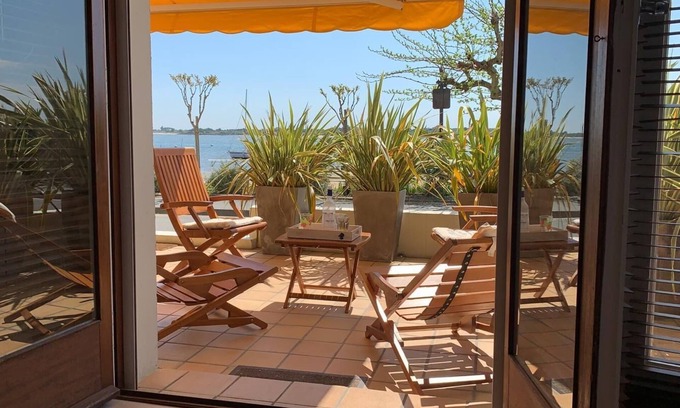 Arcachon Apartamento | APART. 1st LINE ARCACHON FACING SMALL BEACH WIFI - 5 pers. PARK.