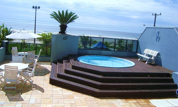 Caioba Apartamento | Apart 4 dormitorios, piscina privada, frente al mar (41) 999790850 zap