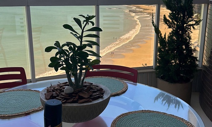 Southeast Region Apartamento | Apart de Luxo de frente para a PRAIA DO MORRO! 4 suítes, 3 vagas, ar cond, WIFI