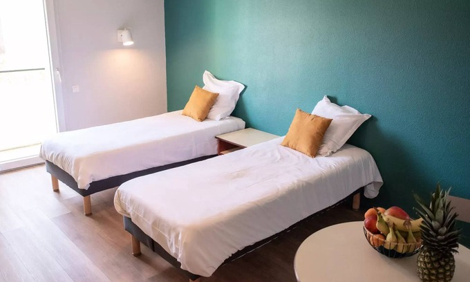 Lambezellec Apartamento | Apart'Hotel Brest - Studio 2 People Twin Balcony