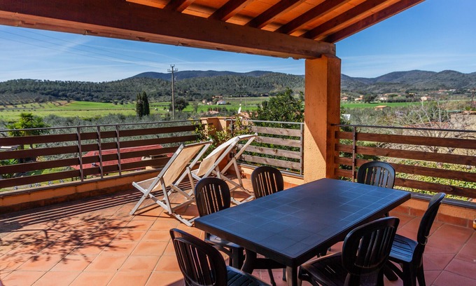 Pian di Rocca Apartamento | Apartamento "Casa Rita" con jardín compartido y Wi-Fi