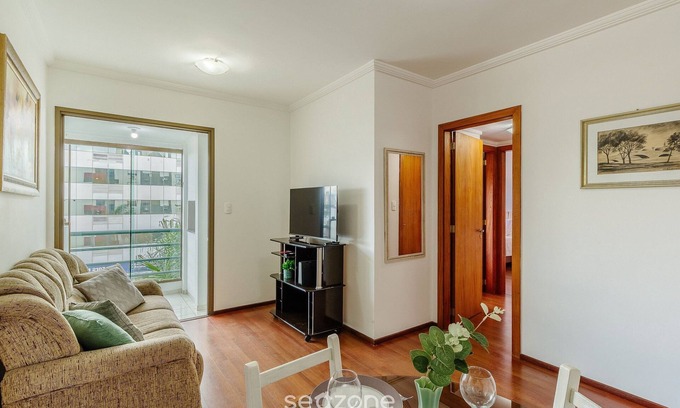 Chacara das Pedras Apartamento | Apart With 2 Bedrooms and Barbecue. Roy0401