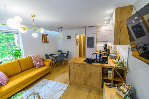 Szczawno-Zdroj Apartamento | Apartament Śląski Szczawno-Zdrój 46m, Książ kuchnia klimatyzacja Wifi Parking