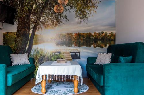 gmina Kaliska Apartamento | Apartament kremowy nad jeziorem PZW Kazub