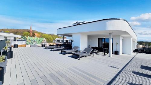 Miedzyzdroje Apartamento | Apartament Wakacyjny Baltic Waves Resort - taras 180 m2