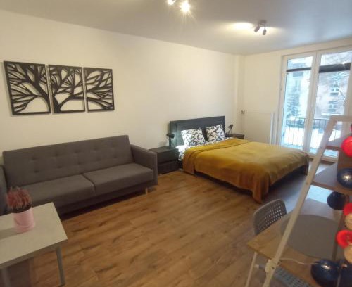 Baluty Apartamento | Apartament Wrzosowy Balkon Łódź