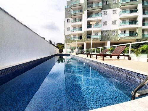 Praia Grande Apartamento | Apartamento 2 quartos em Ubatuba condomínio Saint Martin 41 bloco A