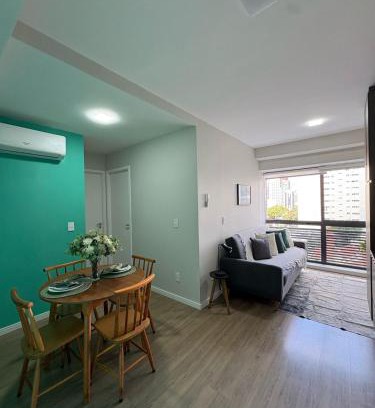 Vila Pompeia Apartamento | Apartamento 2 quartos novo e aconchegante em frente ao Allianz Parque com 1 vaga grátis
